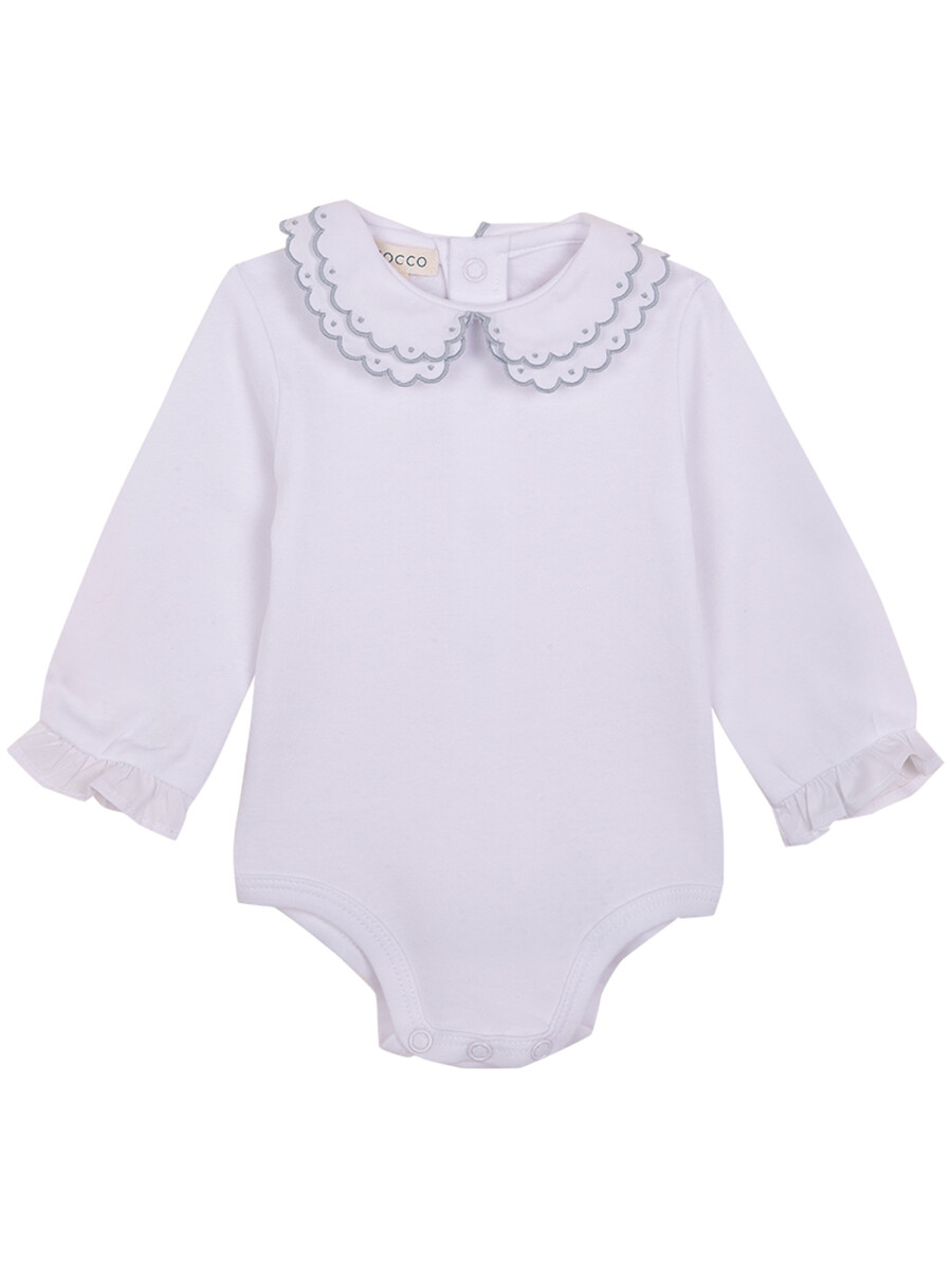Body Manga Larga Blanco Optico