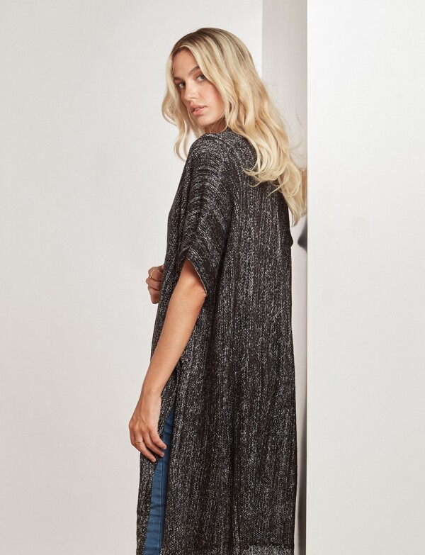 Kimono Tejido NEGRO
