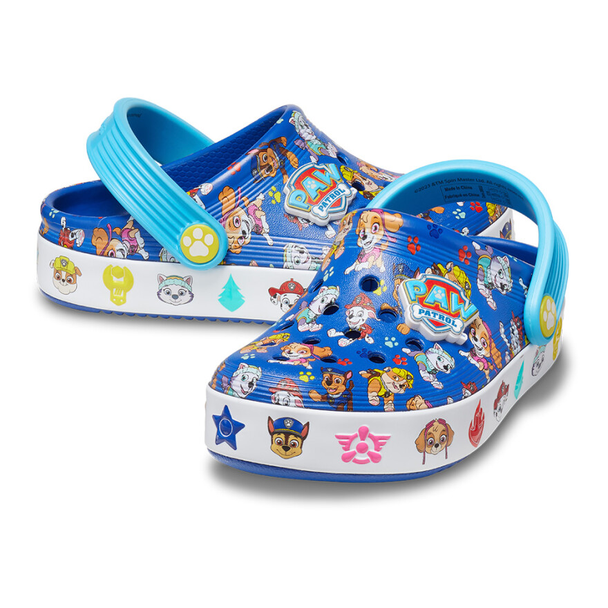 Crocs Paw Patrol Off Court Clog T - Niños Blue