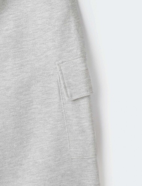 PANTALÓN INFANTIL CON CINTURA ELASTIZADA GRIS