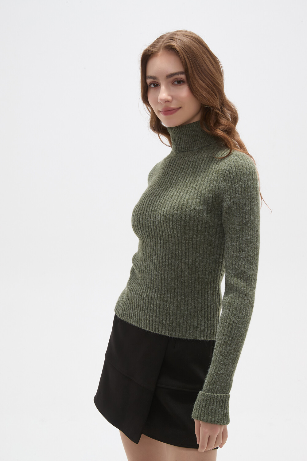 Polera Elizabet Verde Melange