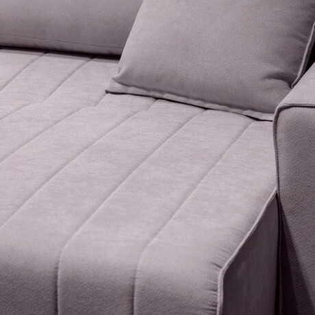 SOFA RETRÁCTIL 3 CUERPOS TELA GRIS CONNECTICUT