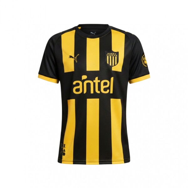 CAMISETA PUMA PEÑAROL HOME 26 JUNIOR Black & Yellow