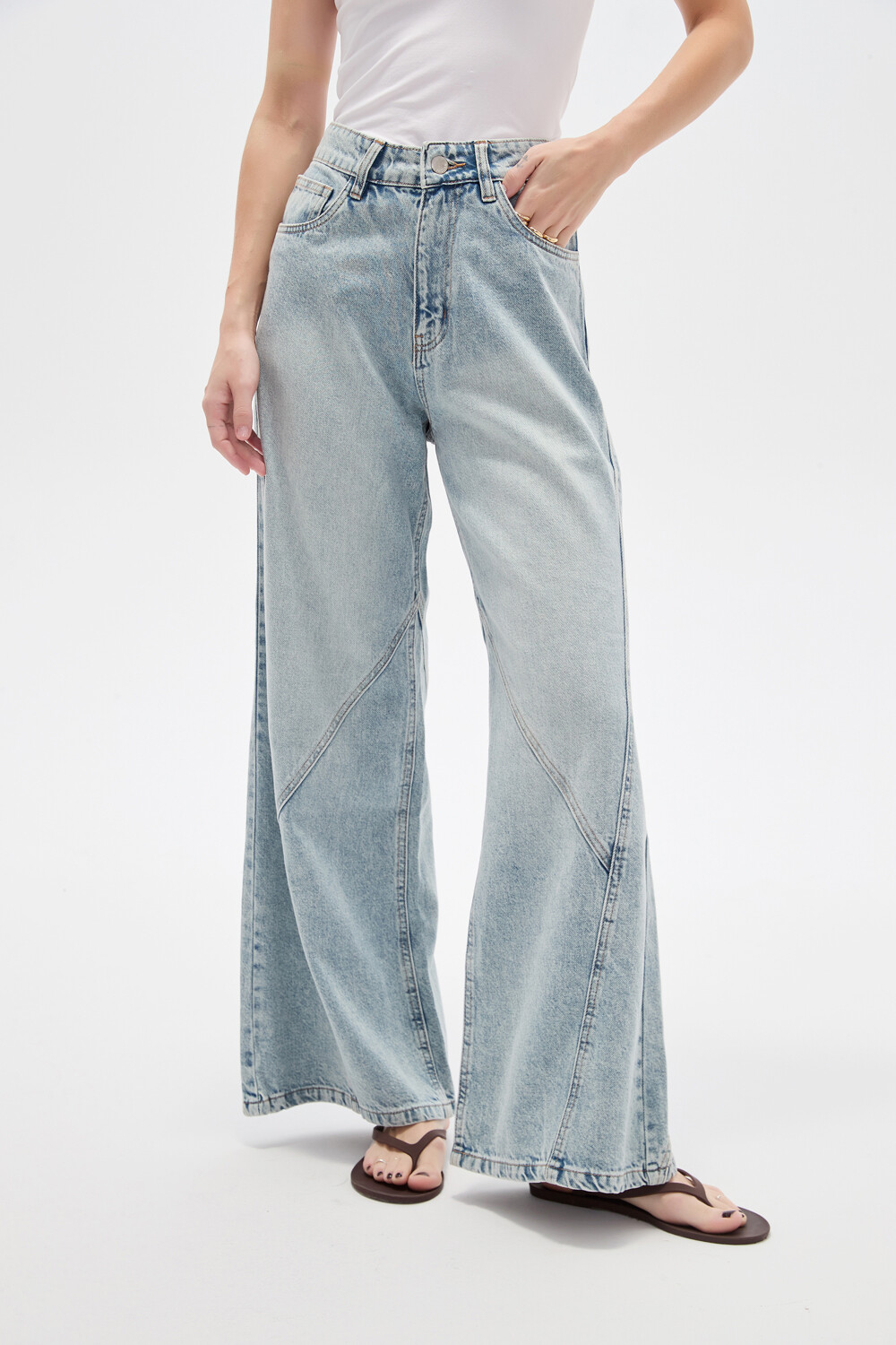 Pantalon Razi Azul Claro