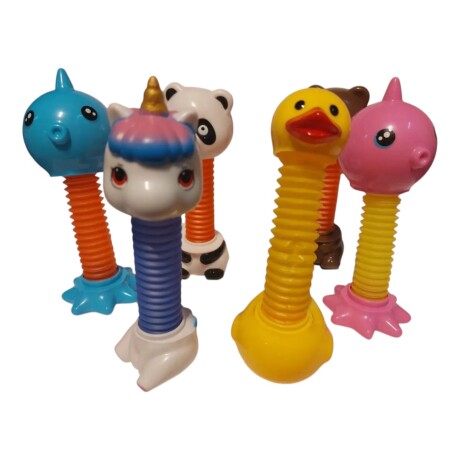 Juguete Pop Tube Fidget Toy Grande Animales Anti Stress 001