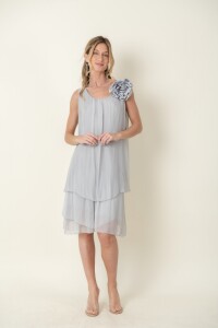 VESTIDO AMAPOLA Gris claro