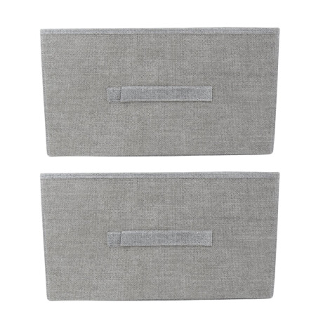 Caja organizadora de tela/carton plegable x2 Caja organizadora de tela/carton plegable x2