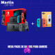 NINTENDO SWITCH V2 + 1 PAR DE JOY-CONS EXTRAS + VIDRIO TEMPLADO NINTENDO SWITCH V2 + 1 PAR DE JOY-CONS EXTRAS + VIDRIO TEMPLADO