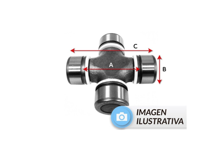 CRUCETA A:50mm B:29mm C:78mm CRUCETA A:50mm B:29mm C:78mm