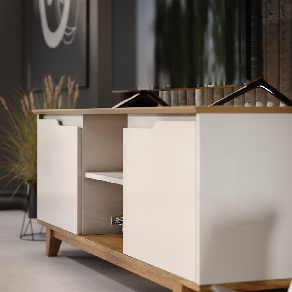 RACK APARADOR PARA TV O AUDIO 2 PUERTAS BASE EN MADERA MACIZA RACK APARADOR PARA TV O AUDIO 2 PUERTAS BASE EN MADERA MACIZA