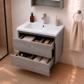 MUEBLE DE BAÑO AÉREO MODELO 2023 -60 / MUEBLE + BACHA + ESPEJO Mueble De Baño Aéreo Modelo 2023 -60 / Mueble + Bacha + Espejo