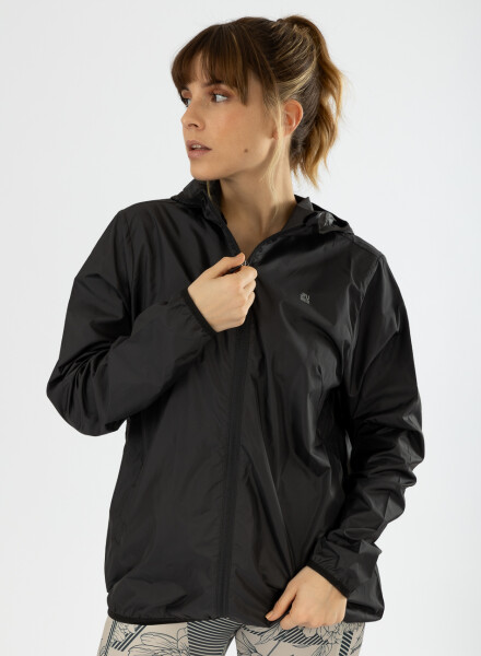 Campera micro comprimible Negro