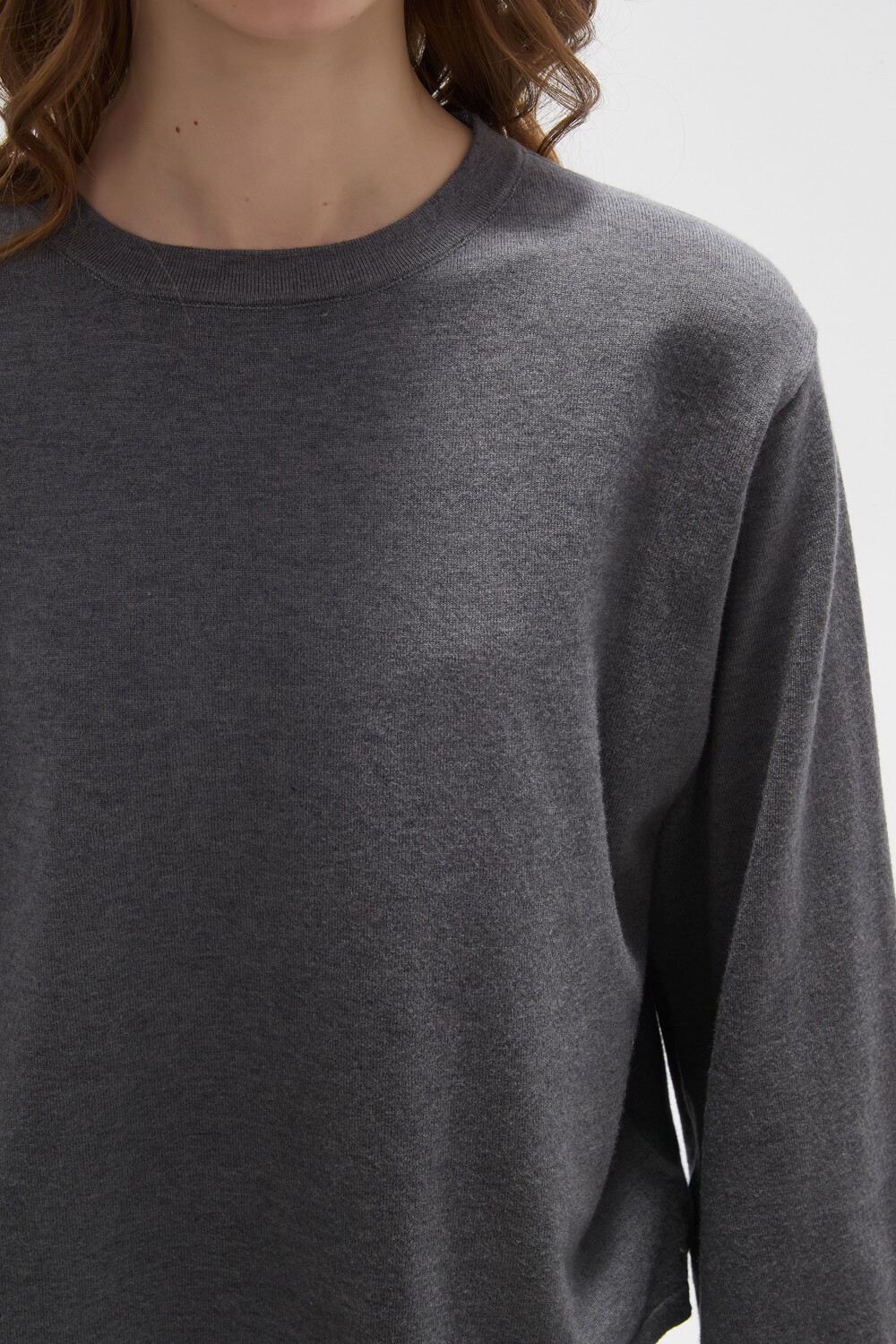 Remera Valic Gris Melange Oscuro