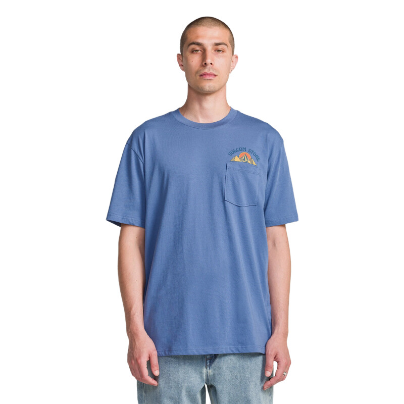 Remera Volcom ABG GREAT DIVIDE SST - Azul Remera Volcom ABG GREAT DIVIDE SST - Azul