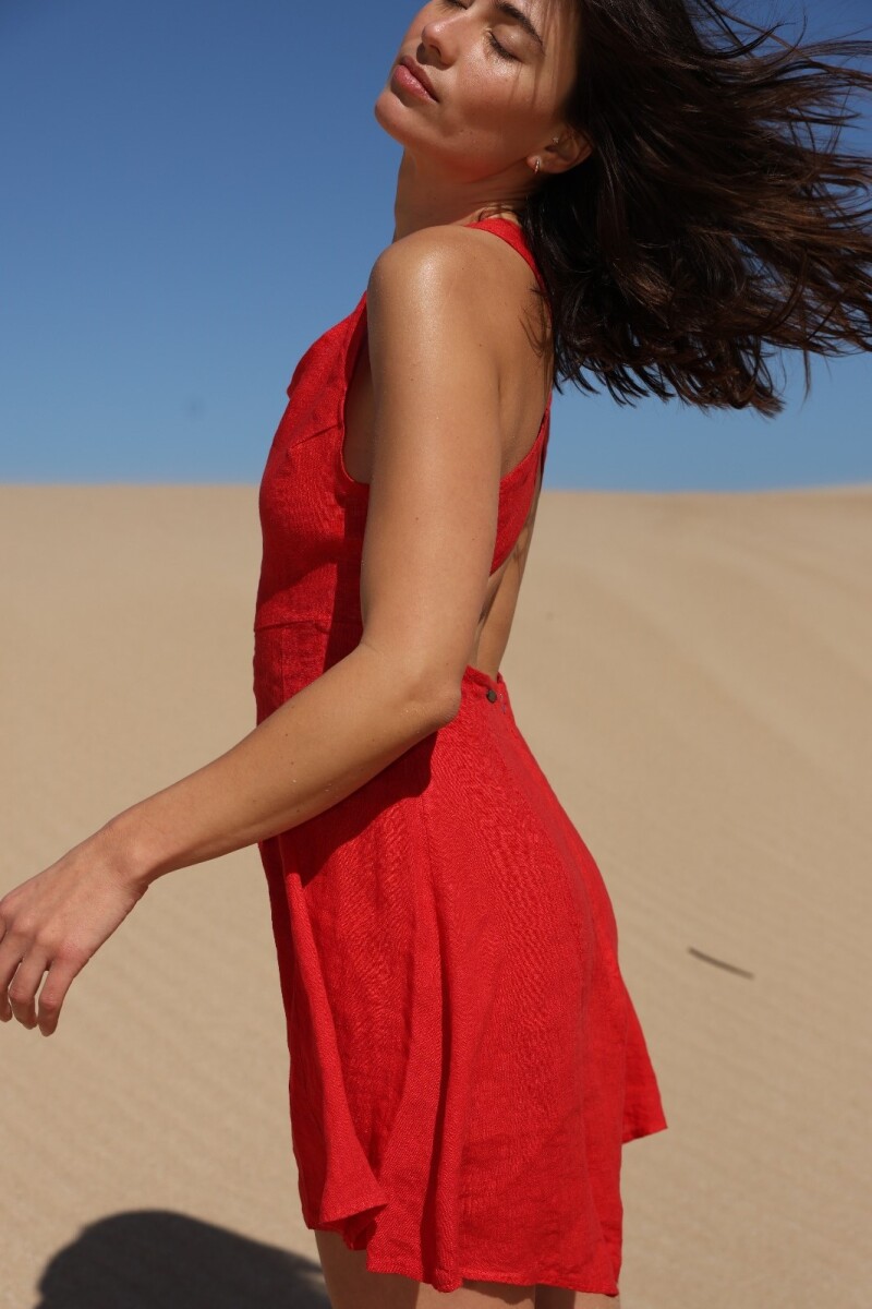 Vestido Flamenco Rojo