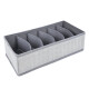 Organizador con divisiones 32x16x9cm GRIS