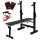 Banco De Pecho Plegable Y Abdominales Regulable Pesas Gym004006