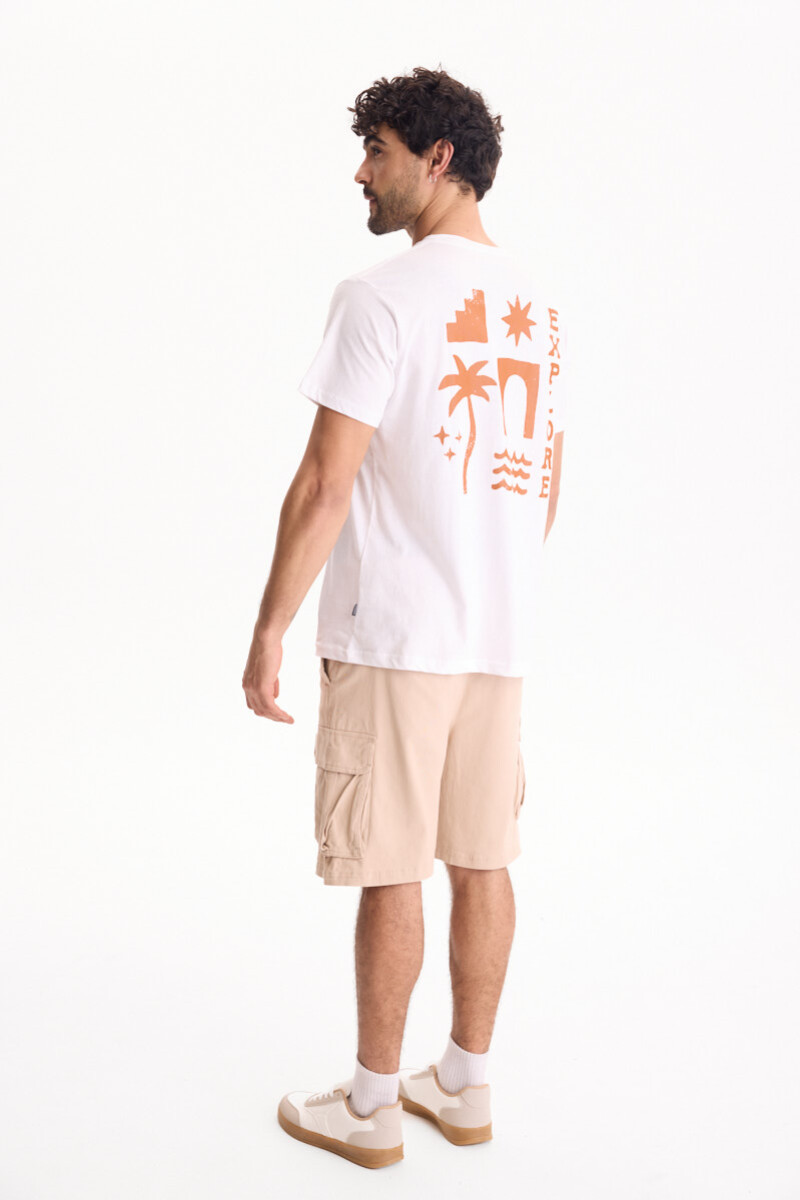 Remera Explore Blanco