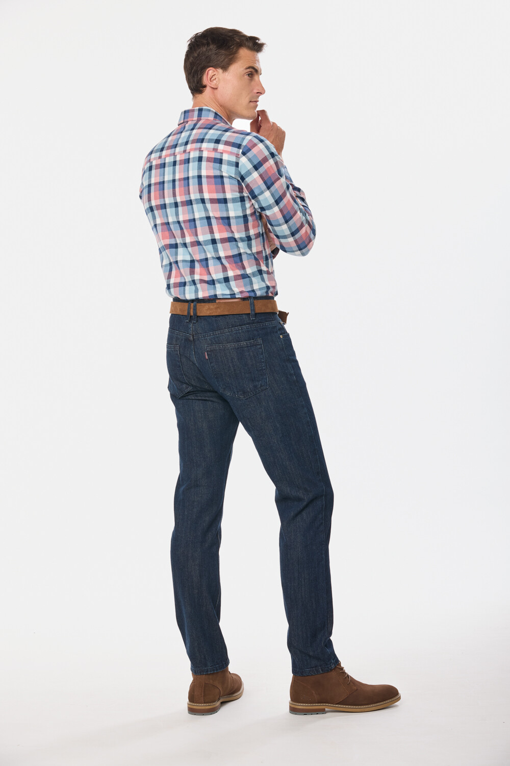 PANTALÓN DE JEAN CLÁSICO Azul oscuro