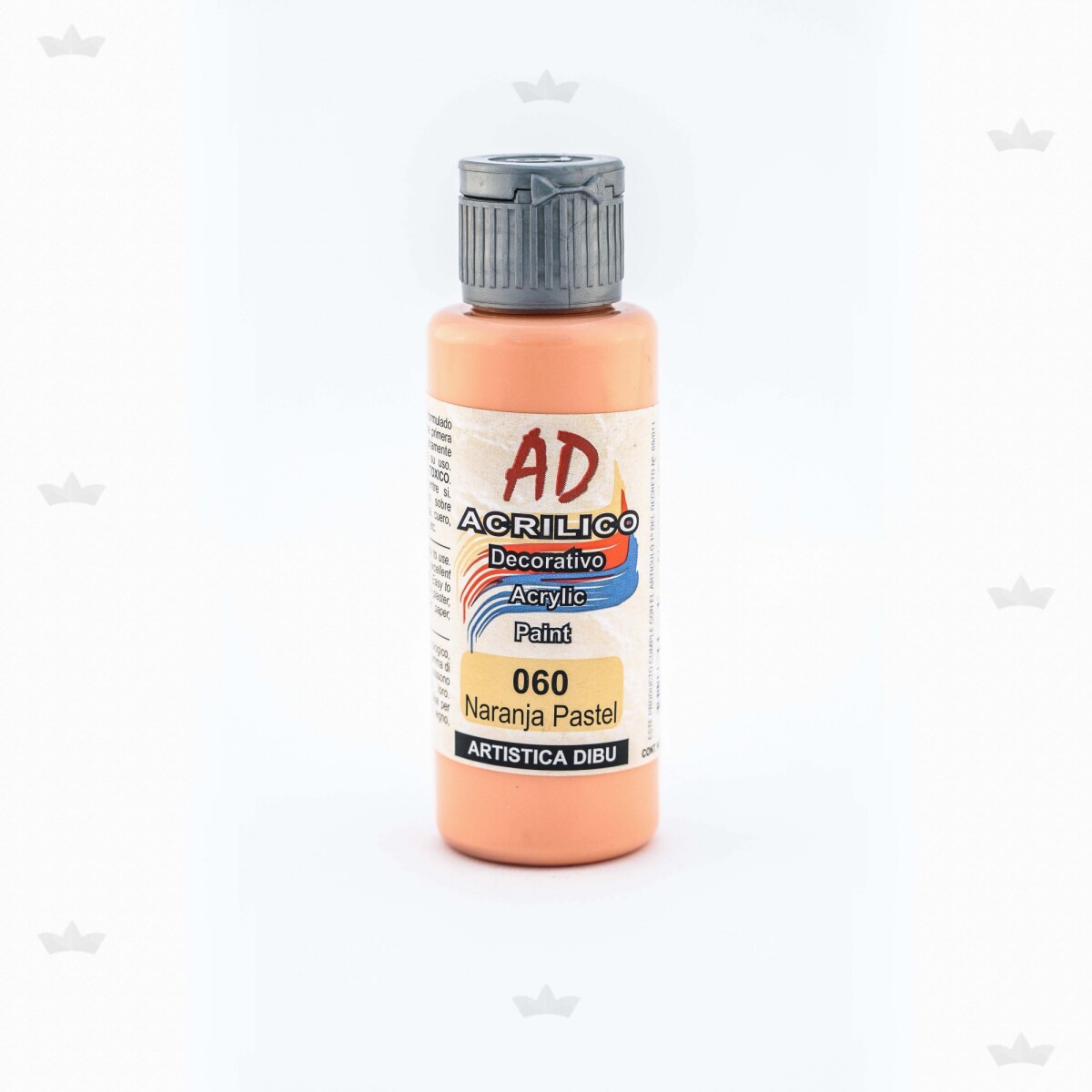 ACRILICO DECORATIVO NARANJA PASTEL 60 ML 