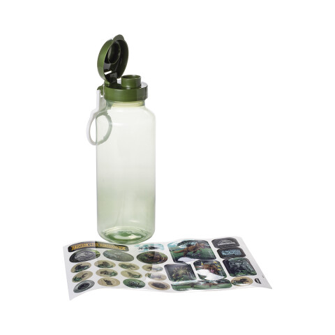 Botella Plática Fun Jurassic World 600 ml con Adhesivos U
