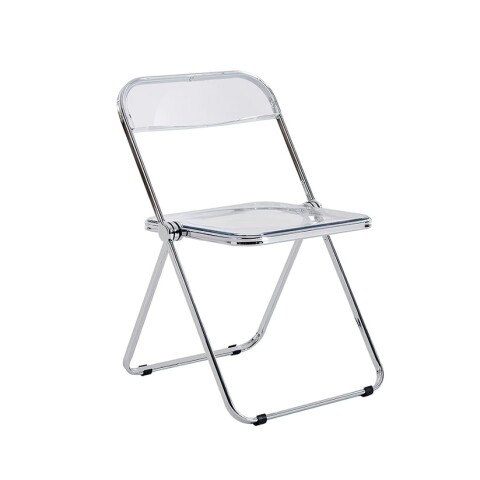 Silla Comedor ComboHome Plia Umea Acrílico Vintage Premium Plateada
