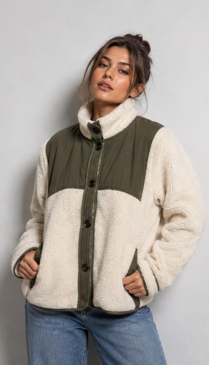 CAMPERA UNIFORM BRANDY - CRUDO 