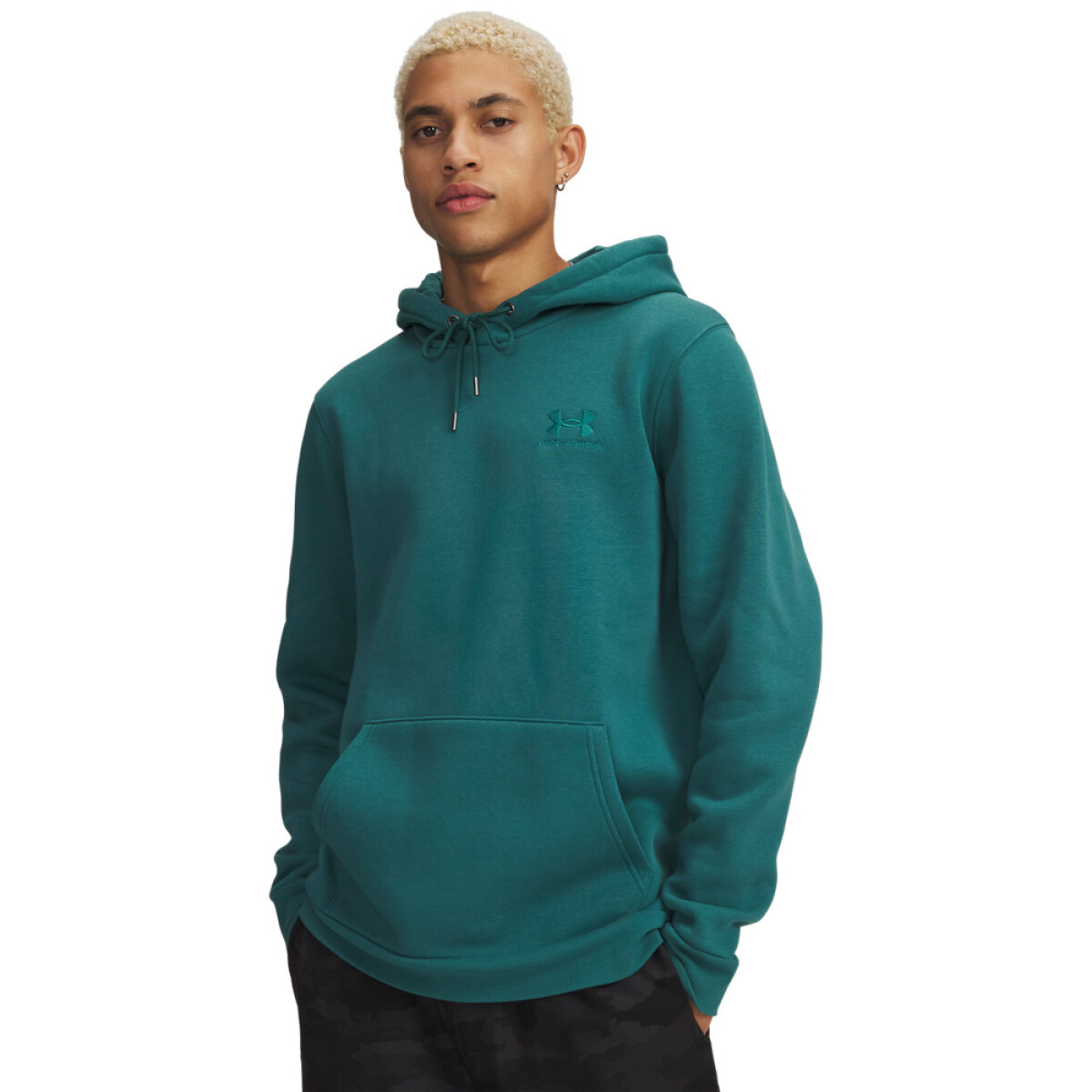 UA Icon Fleece Hoodie-BLU - GRN-338 