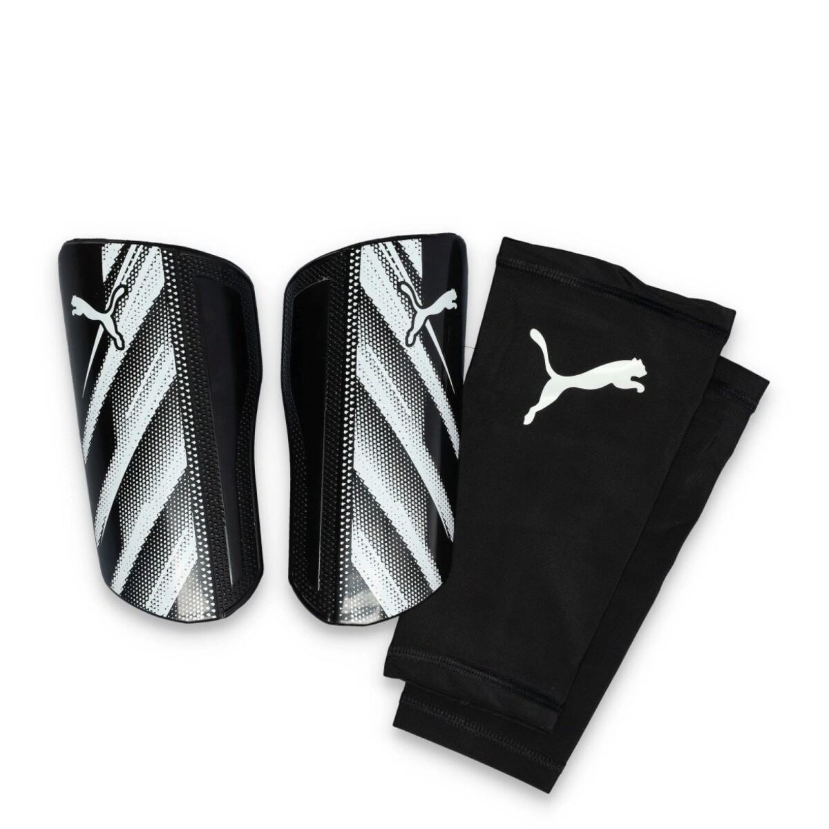 Protectores Puma Attacanto Sleeve - Negro - Blanco 