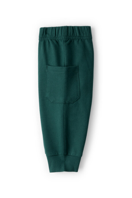 Set dos piezas de algodón, pantalón verde y body, diseño perros Sin color