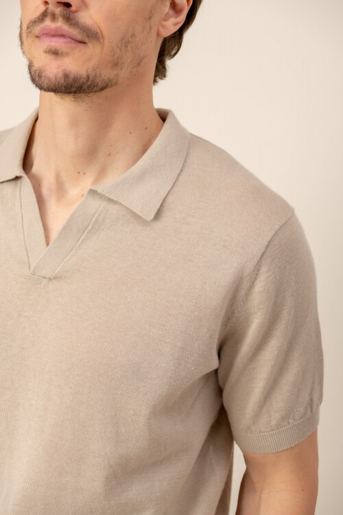Remera lino Tom Cemento