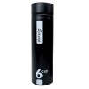 Mini Termo Viajero Con Infusor NEGRO