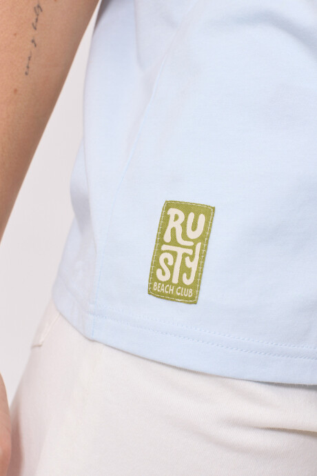 T-SHIRT TAKILA RUSTY Celeste