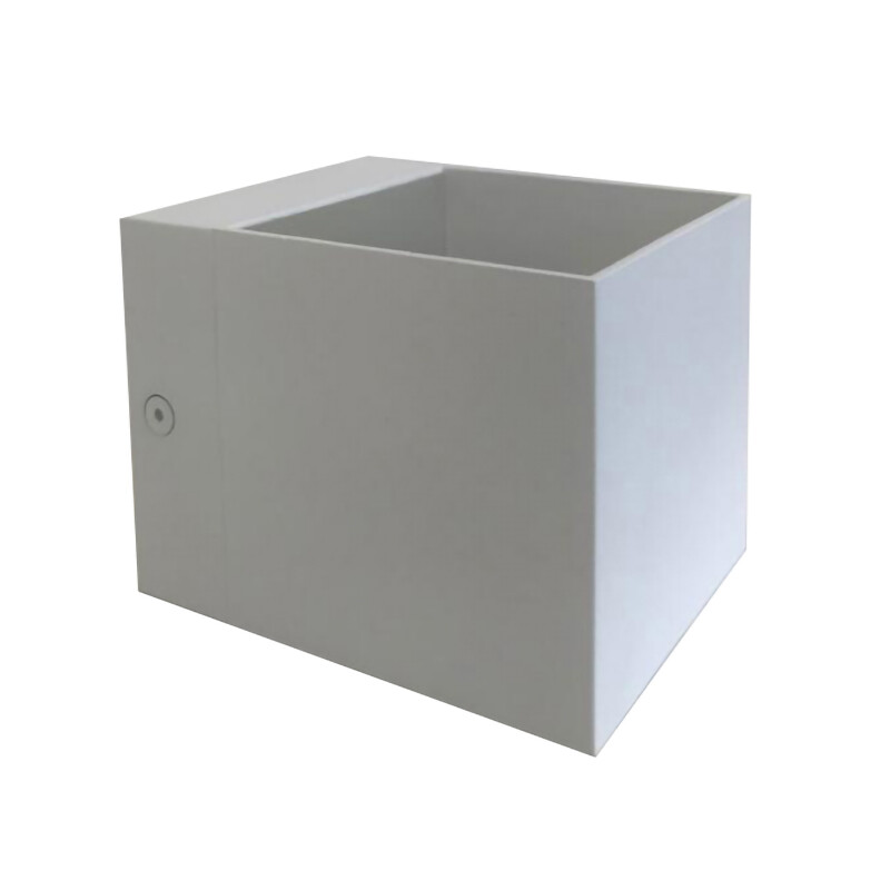 ABG9ACU Luminaria de Pared Bidireccional Cubo Blanco