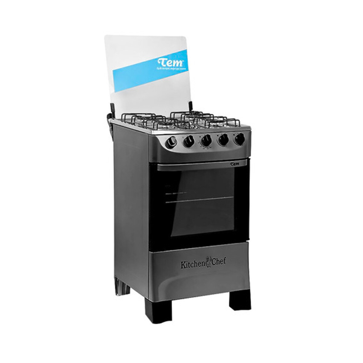 Cocina Tem A Supergas 4h Silver Kitchen Chef 