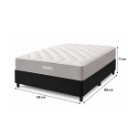 SOMMIER - NEW LONDON 2 PLAZAS RESORTES POCKET CON BOX SOMMIER - NEW LONDON 2 PLAZAS RESORTES POCKET CON BOX