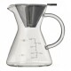 Cafetera Pour Over Borosilicato con Filtro de AC-Inox 500ml Sin Color