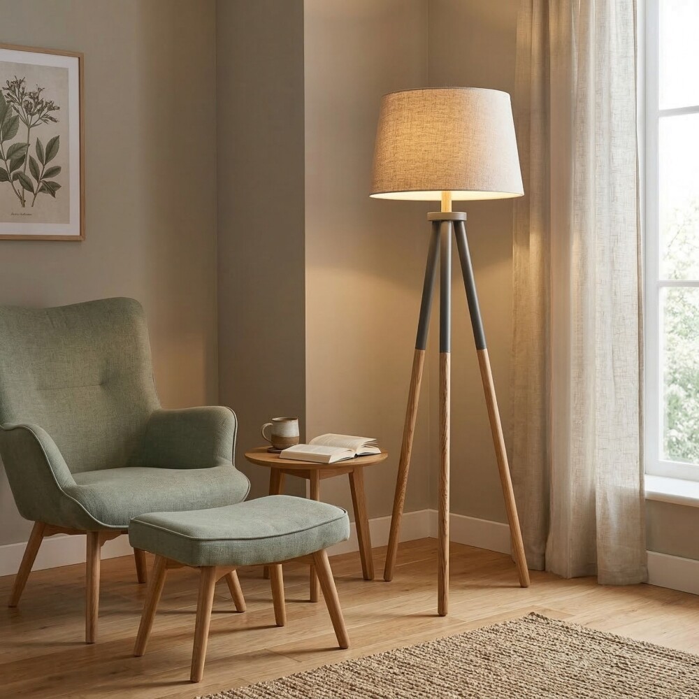 Lampara de pie Shelbys - Estilo Nórdico Lampara de pie Shelbys - Estilo Nórdico