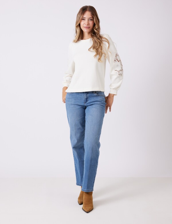 Buzo Aplique Crochet CRUDO