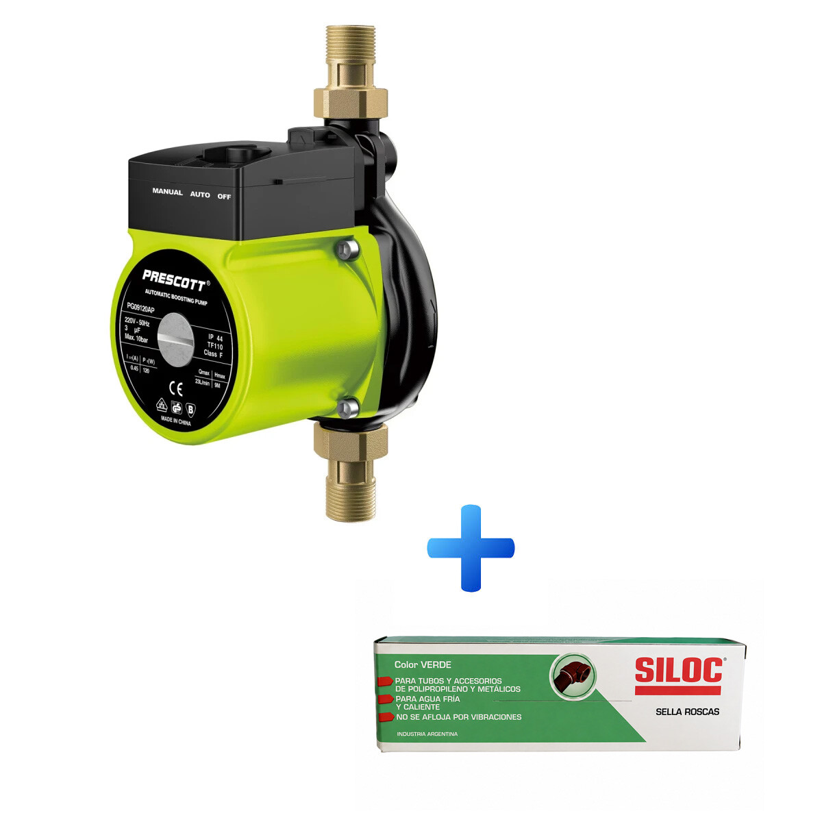 ELEVADOR DE PRESION 100W BOMBA PRESCOTT + SELLA ROSCAS 