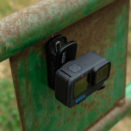 Gopro - Clip Giratorio y Magnético ATCLP-001. Rotación 360°. Clip con Imán. Color Negro. 001