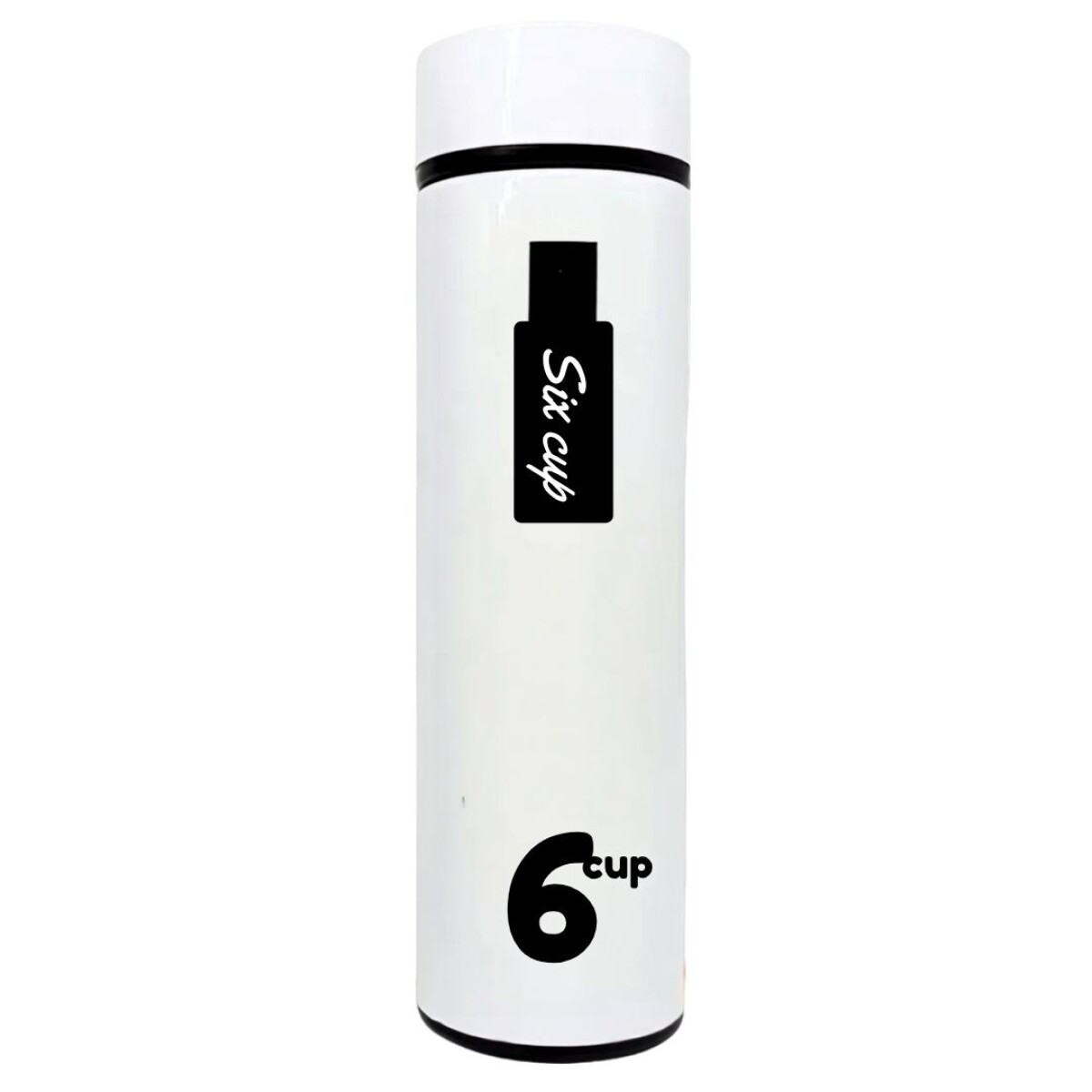 Mini Termo Viajero Con Infusor - Blanco 