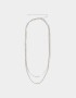 Collares Cortos Premium Silver Collar Corto De Acero Quirúrgico - Plateado