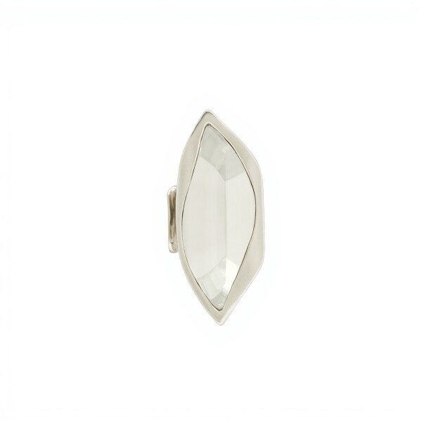 Anillo Hoja-Plata 925 Ajustable-Piedra Nacar-AN3394 conpiedra