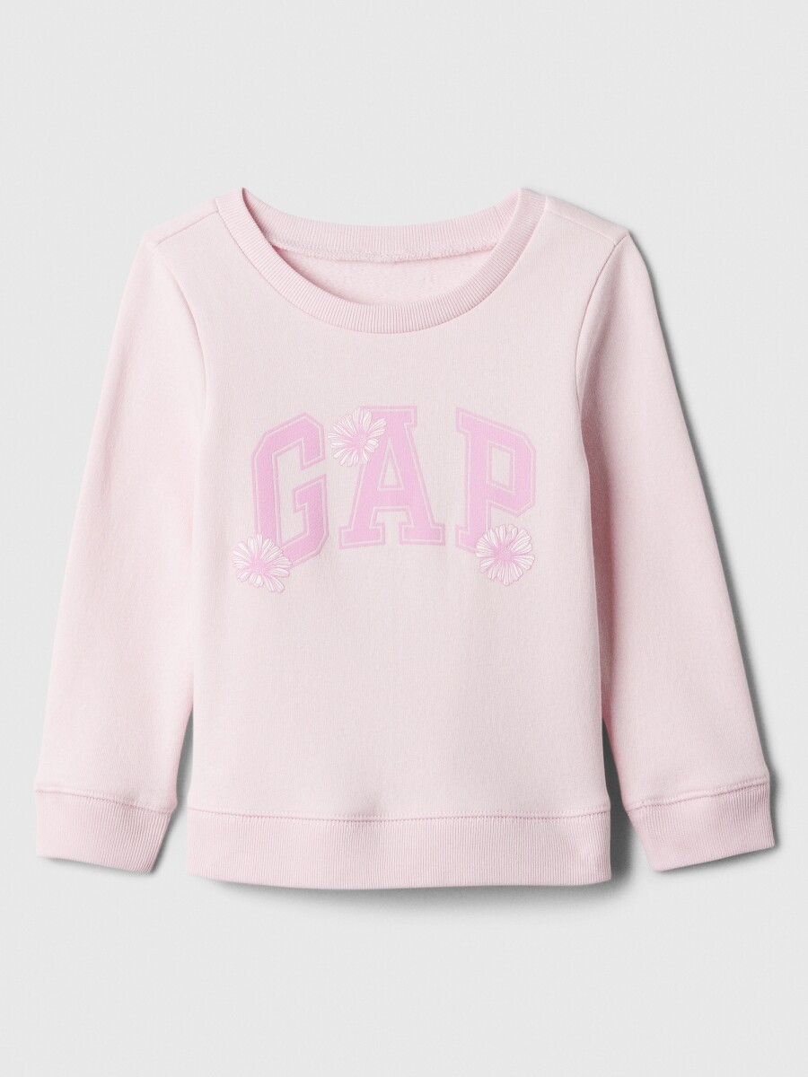 Buzo Deportivo Logo Gap Toddler Niña - Light Peony 