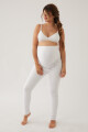 Leggings maternity Blanco