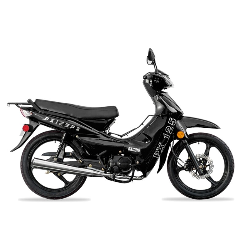 Moto Baccio Cub Px125 Fx Llanta De Aleacion Negro