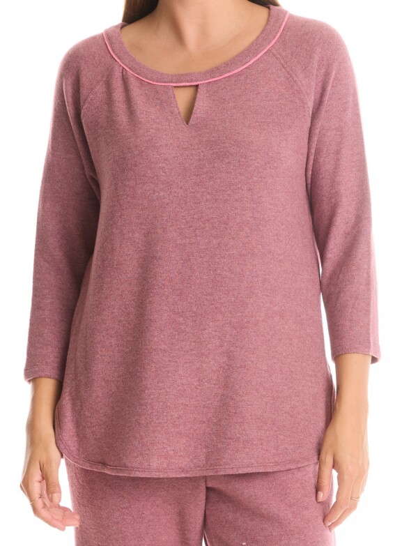 Buzo Soft Keyhole ROSA OSCURO