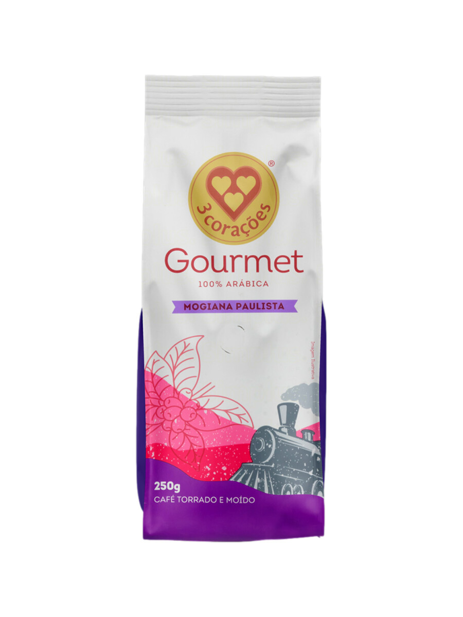 Café Tostado y Molido Tres Corazones Mogiana Paulista 250 g Café Tostado y Molido Tres Corazones Mogiana Paulista 250 g