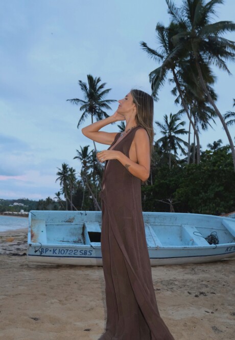 Chaleco Tropea SS26 Espresso